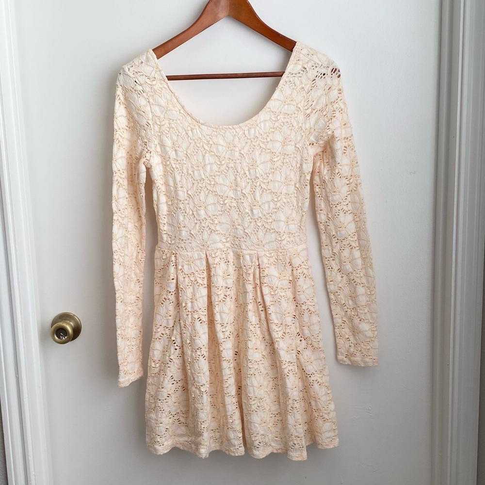 FREE PEOPLE Creme/White Dress
